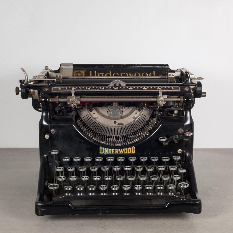 a typewriter
